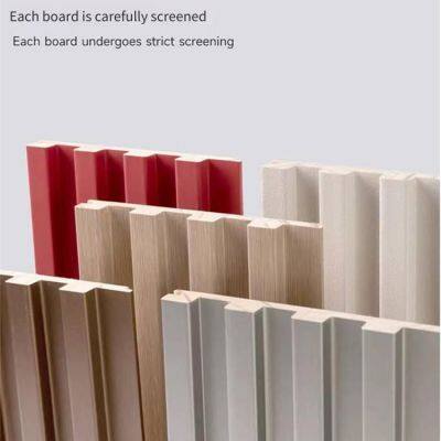 Bamboo and Wood Fiber Solid, Thickened and Environmentally Friendly Grille Wall Panels for Offices, Hotels, Sofas and tv Background Walls photo-2