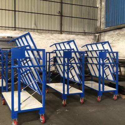 Stainless Steel Bottom Cover Turnover Trolley for Food Processing Industry