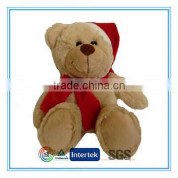 Christmas teddy bear soft plush toy