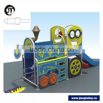 New Style Minions Train Wooden Kids Outdoor Playground