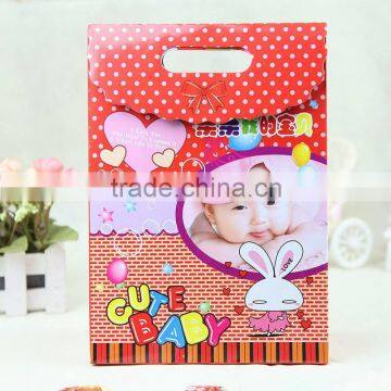 wedding oem production customized die cut paper bag