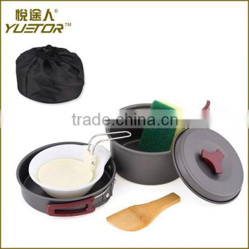 camping picnic cookware set