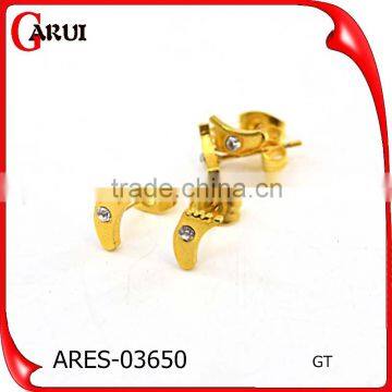 Wholesale Fashion Jewelry Gold Stainless Steel Jewelry Gold Earrings photo-6