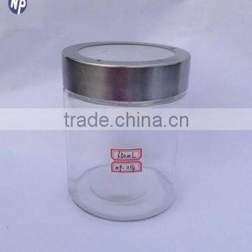 650ml Food Grade Clear Glass Jars With Cap