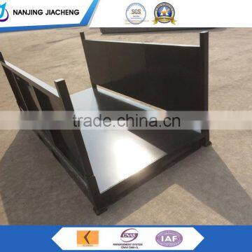 warehouse stacking and foldable frame pallet