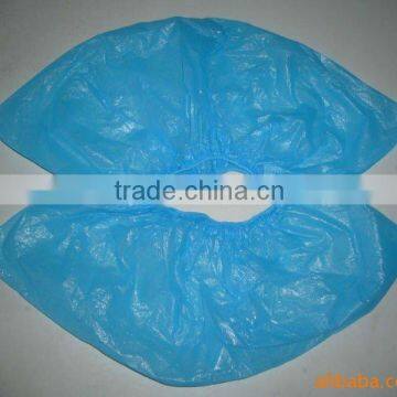 Cheap Single Use Plastic Disposable PE Shoe Cover Shoecover Blue Green White Red