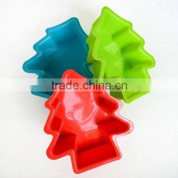 Eco-Friendly christmas tree custom silicone baking molds