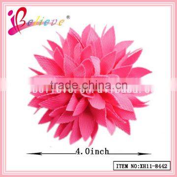 100% Handmade no fade no deformation grosgrain flower hair accessories wholesale (XH11-8442)