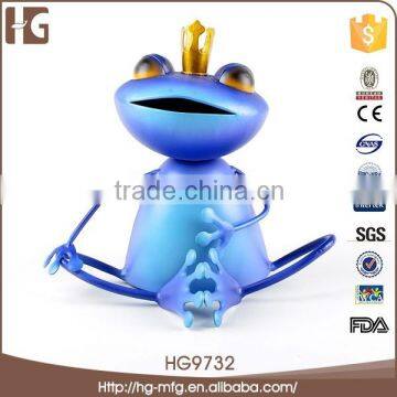 Metal Wear Crown Frog Folk Metal Craft Decorations