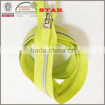 no 5 nylon zipper for womens clothes open end