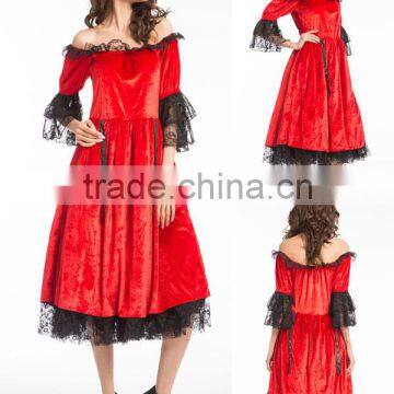 Walson Sexy Costume Women Deluxe Queen Halloween Princess Costume Fancy Adult Dress Halloween Partywear Outfit photo-3