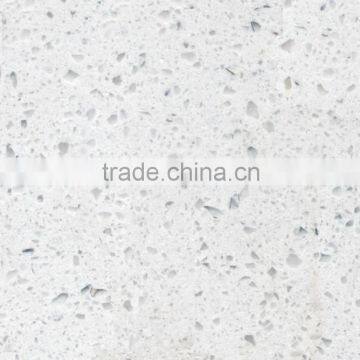 Artificial silver white marble slab