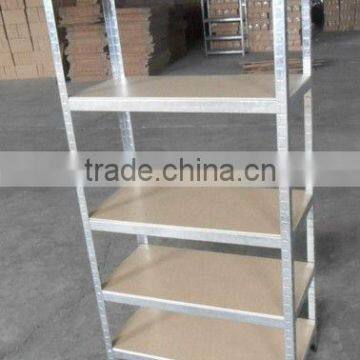 Display Shelf With Wooden Plates