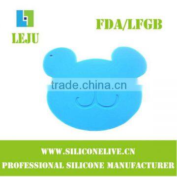 Teddy bear silicone lid