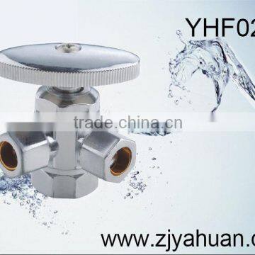 Hot sale double way angle valve for South America market