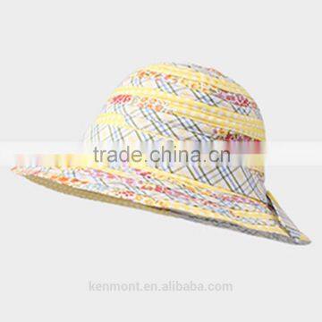 2016 New kids wholesale reversible floral fisherman bucket hat