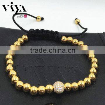 2016 Latest Fashion Mens Beaded Leather Wrap Bracelets,diy Wrap Beaded Bracelet photo-3