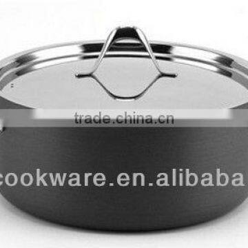 Casting S/S Handle Hard Anodized Aluminium Casserole