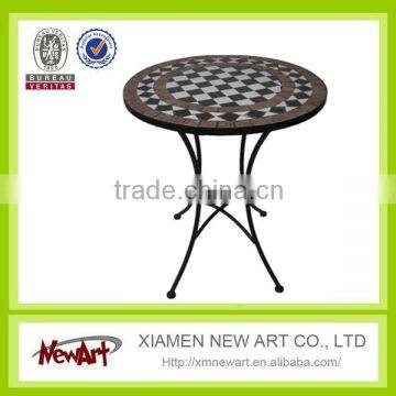 Newest Design Patio Mosaic Metal Furniture Outdoor Garden Mtal Mosaic Furniture photo-5