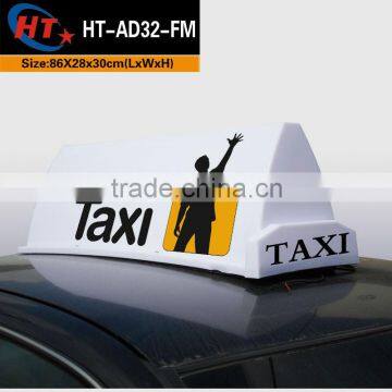 Plastic magnet car advertising light box