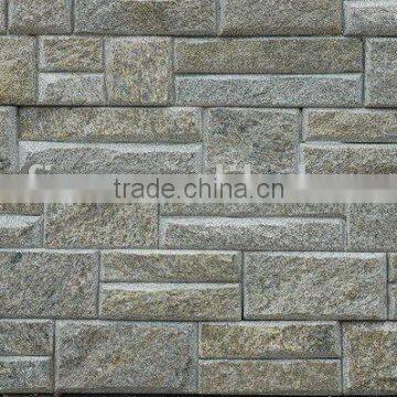 Grey slate ledge stone panel