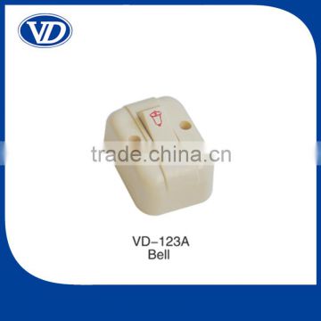 Plastic small push button switch bell