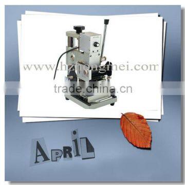 Manual hot stmaping machine