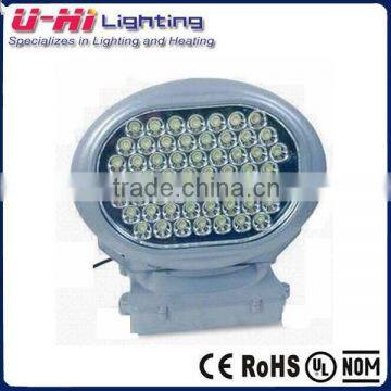 Die casting aluminum housing and high intensity toughened glass cover LED floodlight 50w