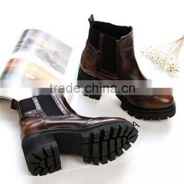 Platform Sole Thigh High High Platform Sexy Lady Heel Deep Brown Boots photo-3