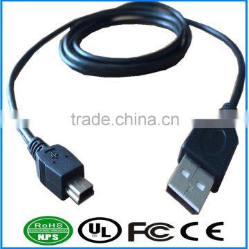 USB2.0 Plug To Mini B Cable High Speed Datawire Extension Adapter Cable