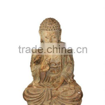 Reproduction vintage chinese classical antique solid wood home decor--buddha