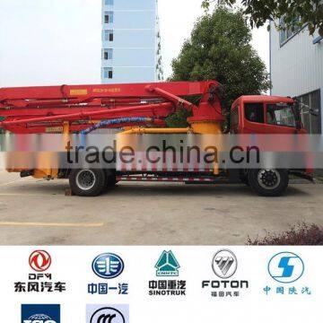 28 m concrete pump truck, 28 m dongfeng concrete pump truck