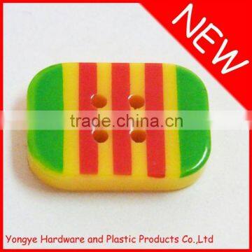 Resin button shirt button