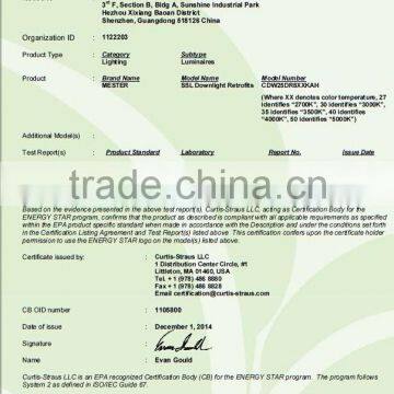 UL Indoor Ceiling Light 4" 5" 6" 2700K 10w Cob Led Downlight photo-5