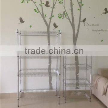 2016 high quality chrome metal wire shelves manufactures in china