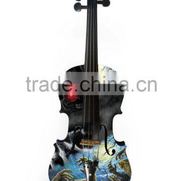 Hot Sale Popular Art With Halloween Theme Student Violin photo-3