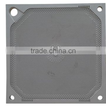 high temperature corner feeding filter plate for solid and liquid separation equipment