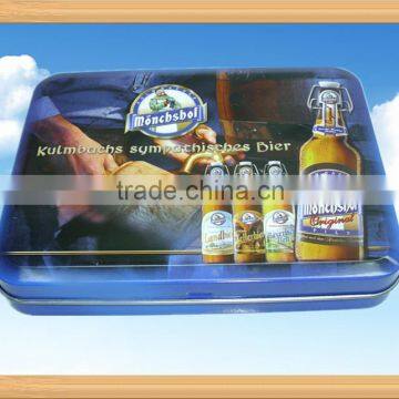 Promotional Gift Tin Box, good-looking on surface ,Tinplate with CMYK Printing