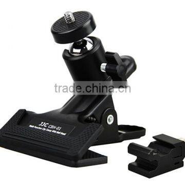 JJC CBH-01 Multi-Function Clip Clamp With 360 Turning Ball Head For Flash For Camera photo-2