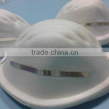 face mask with ear loops and nose bar