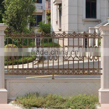 2016 hot sale latest high quality aluminum picket fence and iron fence for house