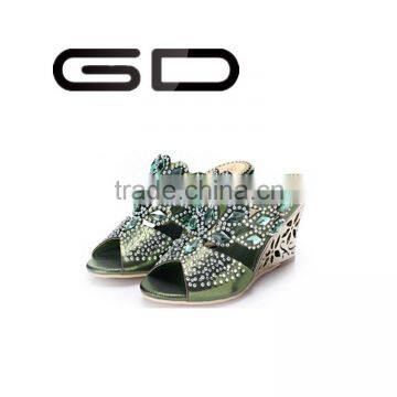 GD Mature Women High Heel Shoes Slipper Out Side Shoes Fashion Foot Wear photo-5