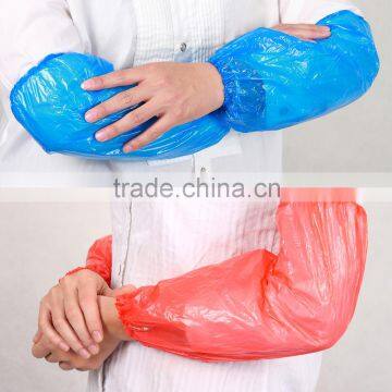 handmade disposable waterproof PE sleeve cover with CE and ISO certificates
