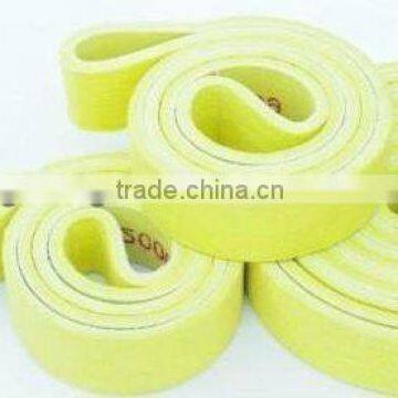 480'C yellow kevlar nonwoven felt belt for aluminium extrusion