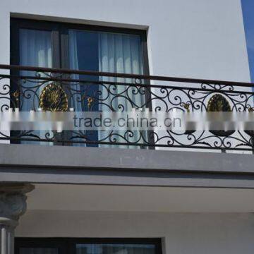 hot dip gavanized powder coated wrought iron baluster railings