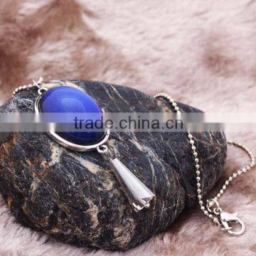 YIWU Market Latest Design Elegant Style Sisters Crystal Pendent Necklace