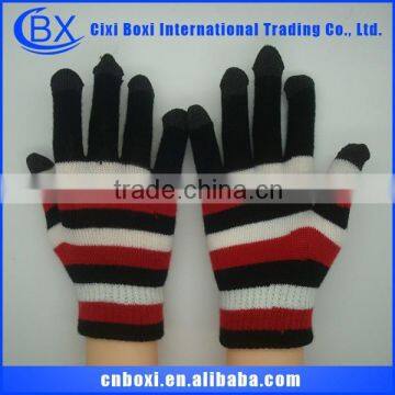 Soft high quality 2014 top sale cell phone touch gloves