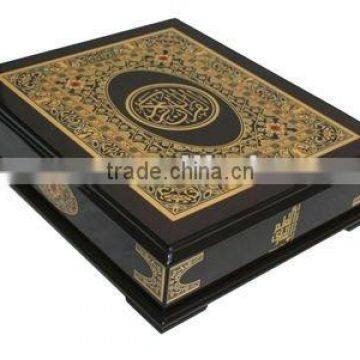 Promotion Professional Wooden Quran and Pen Box