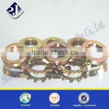Nut With Washer Plated Yellow Zinc photo-3