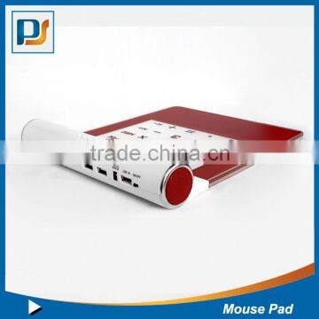 Mouse Pad With USB Hub 4 USB Ports LED Light Calculator Function photo-4